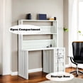 thumbnail image 2 of Iron Construction - White Desk - Study Room - 31in Knee Space Length, 2 of 4