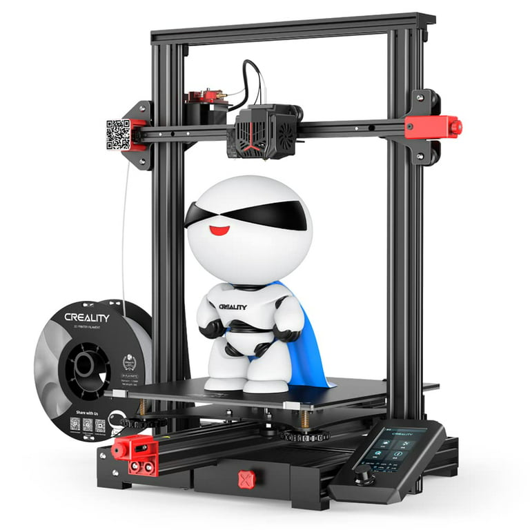 ontploffen aansluiten Thermisch Creality Ender 3 Max Neo 3D Printer Large Print Size 11.8x11.8x12.6in Dual  Z-Axis All-Metal Bowden Extruder 4.3'' Color Knob Screen - Walmart.com