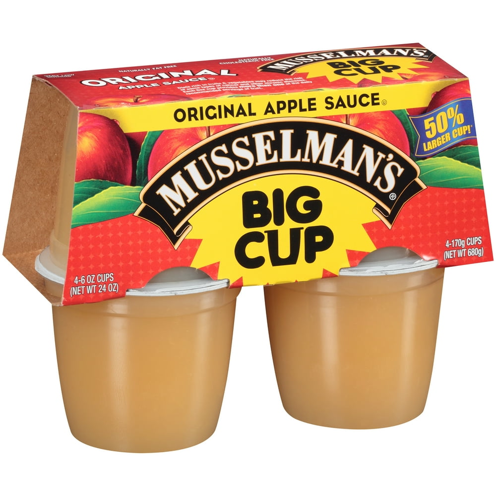 Musselman's? Big Cup Original Apple Sauce 46 oz. Cups