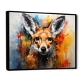 thumbnail image 2 of Designart "Kangaroo Bound composition" Animals Floater Framed Canvas Wall Art, 2 of 7