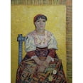 thumbnail image 2 of Van Gogh, Vincent 11x14 Gold Ornate Wood Framed with Double Matting Museum Art Print Titled - An Italian Woman, 2 of 4