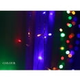 thumbnail image 3 of Drses‌‌ 3*3m 300 Lights LED Curtain Lights Icicle Lights Holiday Decoration String Light, 3 of 7