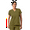 Martini Olive, variant on Adar Addition Scrubs For Women - Modern V-Neck Scrub Top