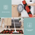 thumbnail image 6 of Red Strawberry Plants Fruit Pattern Black Pattern Kitchen Rugs Sets Of 3,Kitchen Runner Rugs Non Skid Washable,Decorative Kitchen Floor Mats for Kitchen,Sink,Laundry,17"x30"+ 17"x47" + 17"x59", 6 of 6