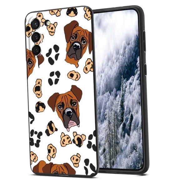 Boxer-Dog-19 phone case for Samsung Galaxy S22 Plus for Women Men Gifts,Soft silicone Style Shockproof - Boxer-Dog-19 Case for Samsung Galaxy S22 Plus