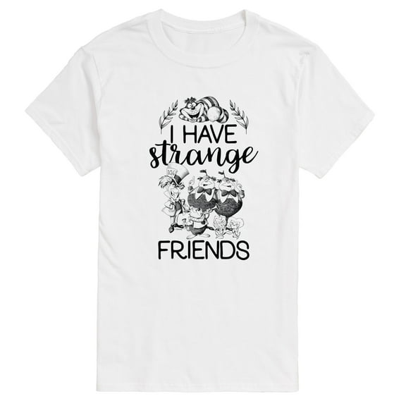 Alice In Wonderland - I Have Strange Friends - Men's  Short Sleeve Graphic T-Shirt