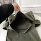 thumbnail image 2 of Bolsas De Mensajero Bolsa bandolera de lona para mujer, Bolsa de estudiante con tapa simple a la moda para vacaciones (verde) Hugtrwg Para Estrenar, 2 of 9