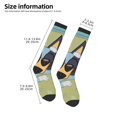 thumbnail image 3 of Saiise Bluey Funny Socks Men Women Boys Kids Adults Novelty Graphic Crew Tube Socks Crazy Design Casual Dress Socks for Sports,Running,Travel, 3 of 7