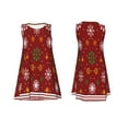 thumbnail image 7 of Pofeuu Merry Christmas Print Women's Sleeveless Dress, Loose Fit Summer Dress, Casual Tank Dress for Women, 7 of 7