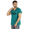 thumbnail image 4 of Inkmeso V-Neck Tee Shirt For Men Graphic Print Best Dad In The Galaxy Tshirt For Father's Day Gift Jersey Shirt, 4 of 6