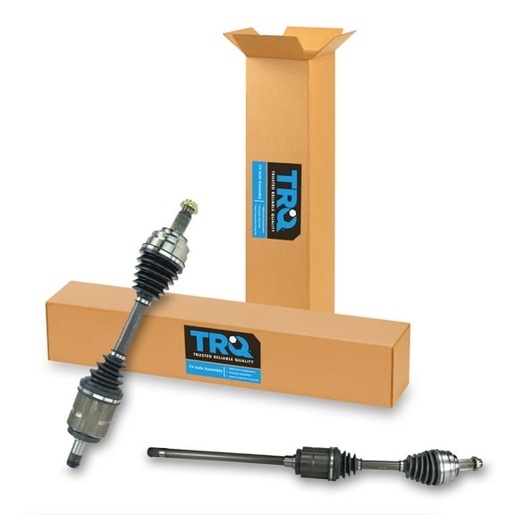 TRQ New Complete CV Joint Axle Shaft Assembly Front Pair Set for 01-06 BMW X5 CSA82468