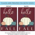 thumbnail image 5 of Toland Home Garden Hello Fall Gourds Pumpkin Fall Flag Double Sided 28x40 Inch, 5 of 5