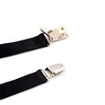 thumbnail image 4 of Best Mens Shirt Stays for Men - Keeps Shirts Tucked in All Day - Easy-to-Wear Garter Straps with Foot Loop - Black (Loop Stirrup Style) (Select Series), 4 of 5