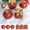 A,B, variant on Christmas Balls, 3pcs Red Glitter Star Ornaments Set Shatterproof Hanging Decorations for Christmas Tree Holiday Party Home Decor 2025