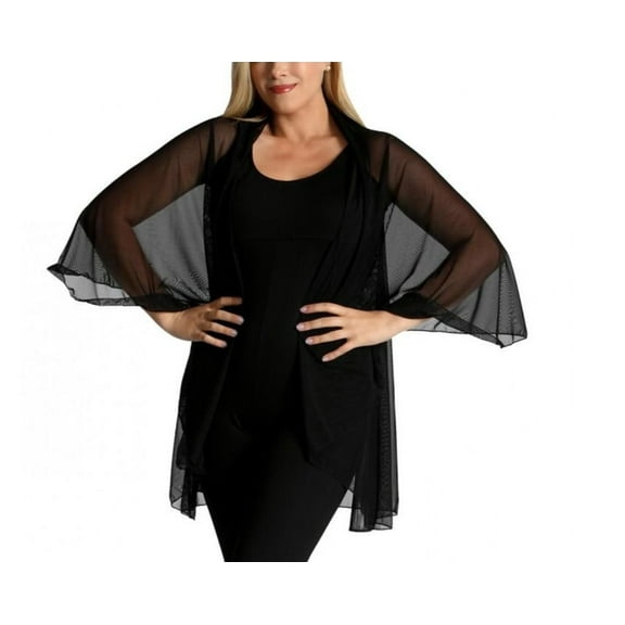 InstantFigure Shahl Instawrap Short Mesh Coverup 33COSS