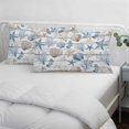 thumbnail image 4 of Ocean Coastal Throw Pillow Cover 24 x 36 Inch Decorative Pillow Cover Ocean Nautical Coral Shells Wooden Grain Lumbar Pillowcase Seasonal Rectangle Cushion Case for Couch Sofa Bed Living Room, 4 of 9
