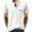 White, variant on Mens Shirts Summer Men Short Sleeve Casual Fashion Round Neck Pullover Buttons T Shirt Blouse