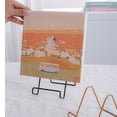 thumbnail image 6 of Metal Plate Display Stand, Tabletop Decorative Easel Holder, Stable Wire Frame for Picture Frames, Collectible Dishes and Artwork Display, Iron, Medium 14.5x9x10cm, 1pc, 6 of 7