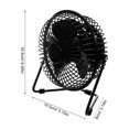 thumbnail image 4 of unbranded Ventilador USB Con Y Pantalla LED Metal Duradero Para Estudio Y Viaje, 4 of 6