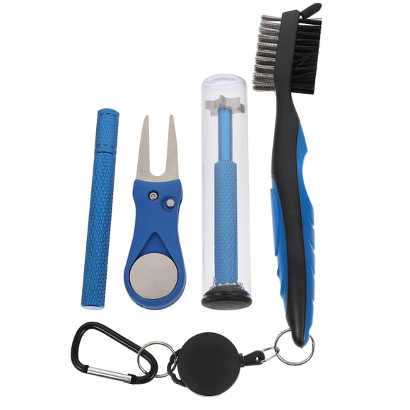 KAKOWELY 1 juego de cepillos de limpieza para palos de golf con gancho (color aleatorio)