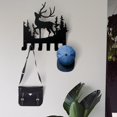 thumbnail image 4 of Gancho para colgar abrigos de animales de hierro ganchos de pared decorativos colgador de llaves, decoración negro para sombrero BLESIY Perchero creativo, 4 of 8