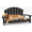 Black, variant on Joxxoaa Resin pet bed/chair, waterproof, sunproof, scratch and bite resistant, suitable for outdoor gardens, patios, bedrooms, living rooms, cats, dogs, and rabbits.