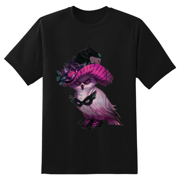 Men's Graphic TeeOwl Letter Print T-Shirts Round Neck Short Sleeves Sizes XS-5XL Summer Daily Casual Tops