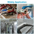 thumbnail image 5 of Uxcell 1.5 in TC Tri Clamps Adaptor, 2pcs Tri Clamps Fittings to NPT 1/4 Male Thread Adaptor 304 Stainless Steel for Food Beverage, 50.5mm Ferrule, 5 of 5