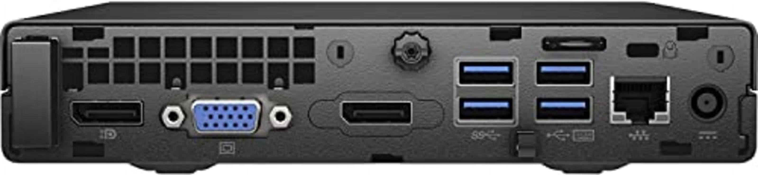 Restored HP EliteDesk 800 G2 Mini Desktop | Core i5 - 6500T - 512GB SSD Hard Drive - 16GB RAM | 4 cores @ 3.1 GHz Win 10 Home Black (Refurbished)