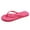 Hot Pink, variant on Slim Flip Flops for Women Beach Rubber Shower Shoes Basic Thong Sandals Bathroom Beach Pool Soft Slip-On Shoes Khaki, Size 6