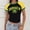 Black, variant on Women's 2026 Soccer Tour Cheer Crewneck Tee - Retro Block Lettering Short Sleeve Graphic Top, Summer Casual Athletic Loungewear Football Supporter Jersey Shirt