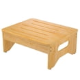 thumbnail image 1 of Taburete Hellojin de madera de bambú, 16 x 32 x 16,5 cm, 180 kg, 1 of 7