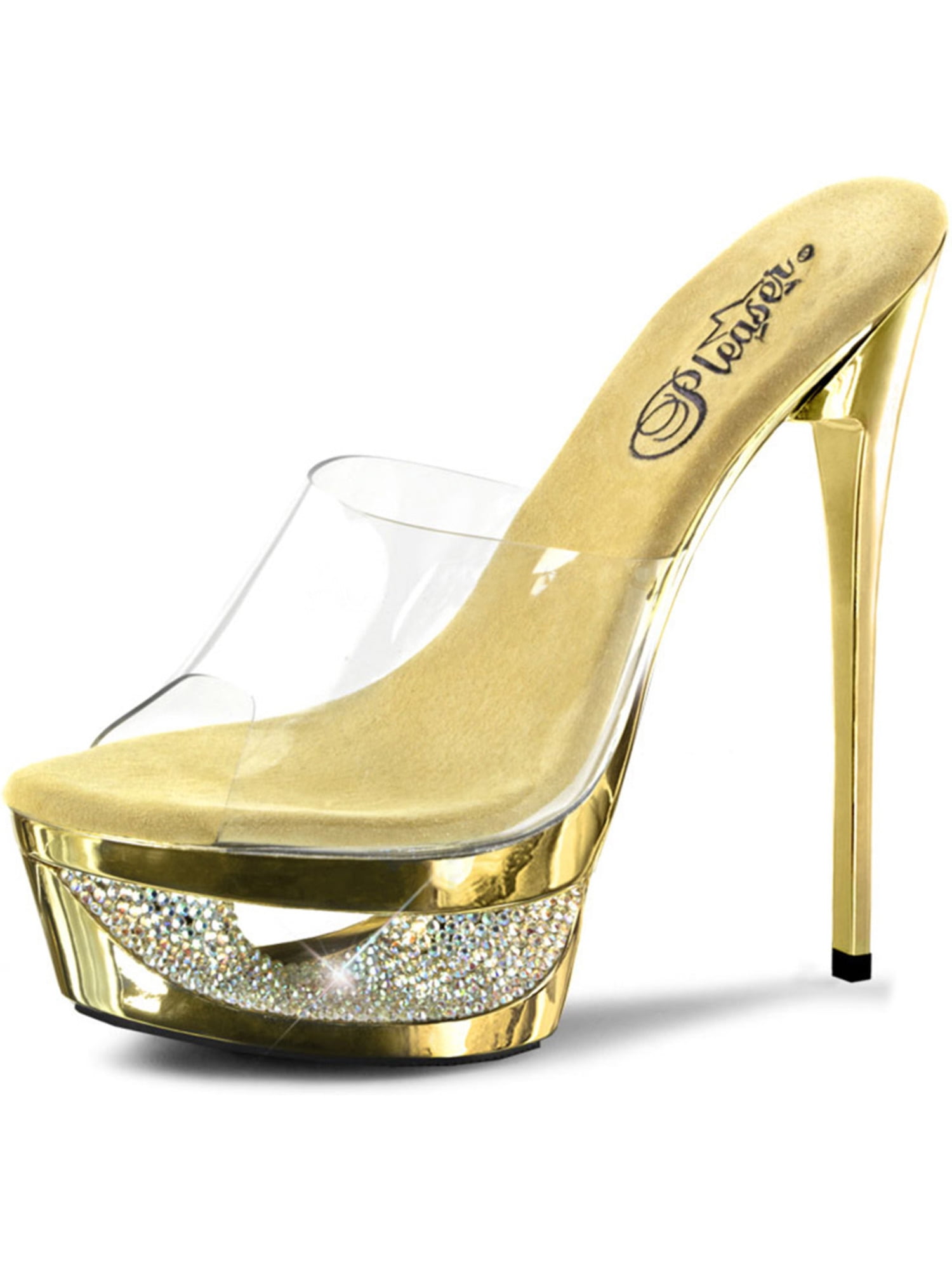 platform slide heels
