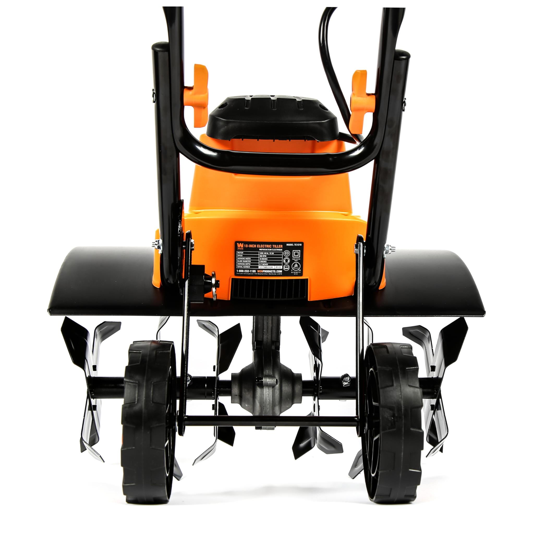 WEN 13.5-Amp 18-Inch Electric Tiller and Cultivator