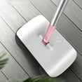 thumbnail image 4 of Neoyler Hand Push Sweeper Broom Mop Microfiber Cleaning Cloth Multi Function Foldable Manual Floor Cleaner Ergonomic Handle Wet Dry Pet Hair Litter Pick up for Hard Floors Pink 40.2in, 4 of 9