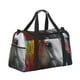 thumbnail image 2 of Balery Colorful Haired White Horse Bolsa de Gimnasio para Mujeres, Bolsa de Viaje con Bolsillo Húmedo, Bolsa de Fin de Semana para Mujeres, Bolsa de Viaje Resistente al Agua, 2 of 7