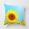 thumbnail image 1 of Panxico Pillow Cases,Spring Pillow Covers,Sunflower Farmhouse Pillow Covers 18x18 Hello Spring Flower Yellow And White Cushion Case Spring DecoratiSpring Decor,,Couch Pillow Covers,Clearance, 1 of 1