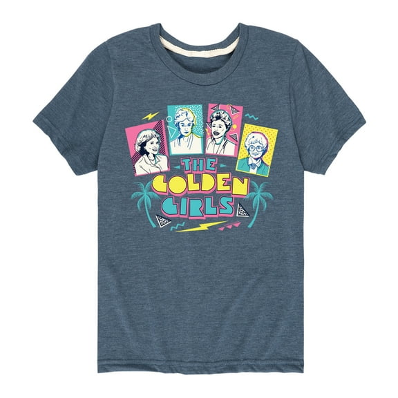 Golden Girls - Retro Logo Group - Toddler And Youth Short Sleeve Graphic T-Shirt