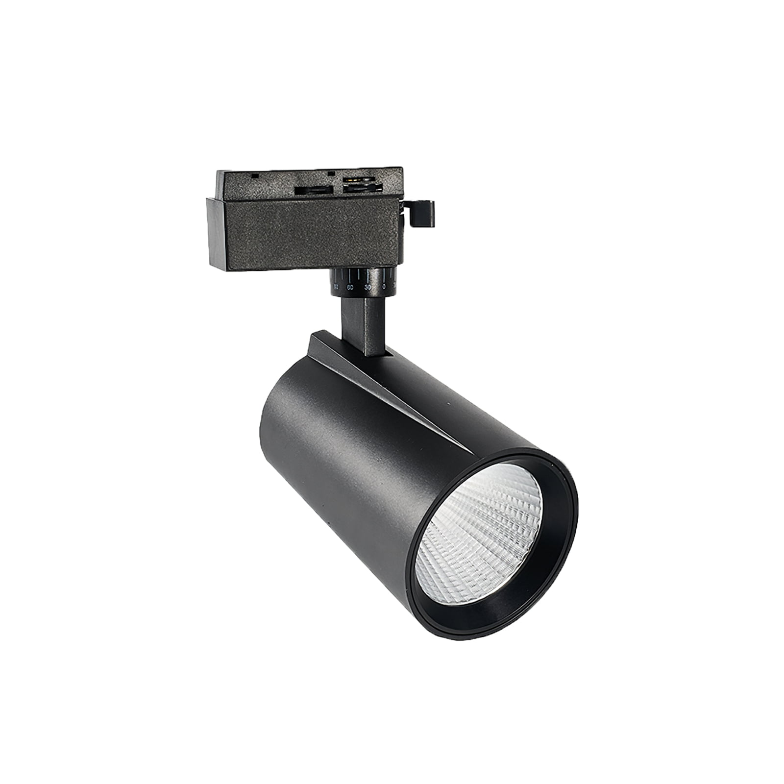 Easy to Install and Disassemble Suitable for Use in Places Such As Kitchen Living Room Stores Color : Black, Size : 30w Safe and Stable LED Ceiling ，Dimmable Spotlight Track Light