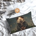 thumbnail image 5 of Sikiie Lotus Leaf Starry Sky Guinea Pig Pillow Covers, Throw Pillow Case Cushion Covers,Cushion for Bedroom,Couch,Home-20"x30", 5 of 6