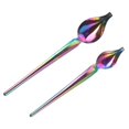 thumbnail image 1 of 2Pcs Culinary Drawing Spoons Food Decoration Spoon Chef Culinary Drawing Spoon Decorating Spoon, 1 of 3