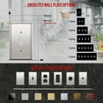 thumbnail image 4 of ENERLITES Toggle Light Metal Wall Plate, Stainless Steel Switch Cover, Corrosion Resistant, Standard Size 1-Gang 4.50" x 2.76", 7711-PC-2PCS, Polished Chrome, Silver, 2 Pack, 4 of 4