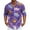 Light Purple, variant on LNZGNM Mardi Gras Dress Shirts Lapel Mask Printed Button Up Shirts Big and Tall Long Sleeve T-Shirt Fashion Mardi Gras Top,Light Purple 2XL