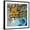 Black Frame, variant on Art.com Orange Daisies In Blue Vase Art Print by Jane Slivka, 16" x 16"
