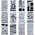 thumbnail image 3 of Journal Stencil Set Plastic Planner DIY Drawing Template Diary 12 Pcs, 3 of 4