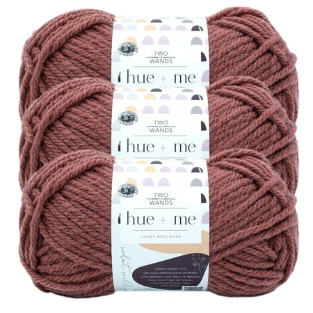 UPC: 0842093126317 | Lion Brand Yarn Bulky Acrylic  Wool Love Song Yarn Wool Bulky Acrylic  Wool Pink Yarn 3 Pack