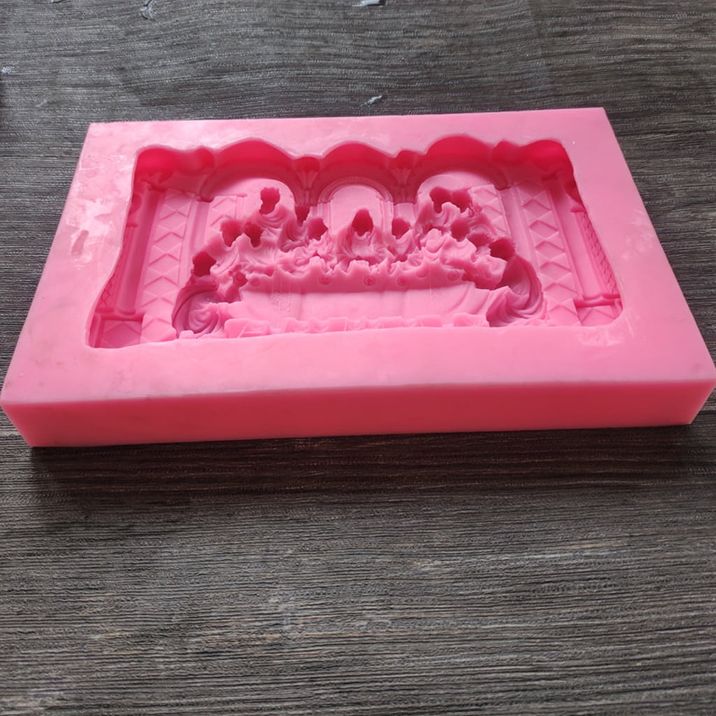 The Last Supper Photo Frame Listing Mold DIY Resin Epoxy Frame Mold for DIY Handmade Crafts Home Decorations