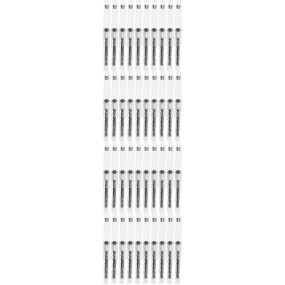 Raindrops 40 pcs Fountain Pen Ink Converter Ink Refill Tube Ink Spring Fountain Pen Accessories for Gift