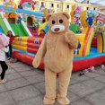 thumbnail image 2 of Disfraz de mascota oso bailarín, disfraz de cosplay, muñeco de dibujos animados, oso de peluche, divertido vestido, traje para fiesta de carnaval, espectáculos, utilería, 2 of 5