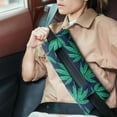 thumbnail image 2 of Weed Aesthetic Seat Belt Pillow Artistic Cannabis Leaf Print, Soft Recovery Support for Abdominal Surgeries, 2 of 7
